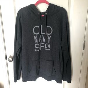 Dark Gray Old Navy Pullover Hoodie